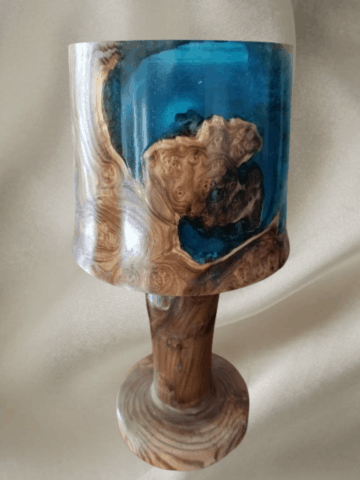 Lampe chevet olivier de boheme et résine