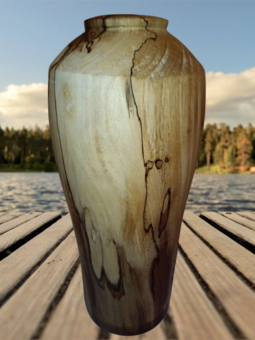 Vase noyer échauffé